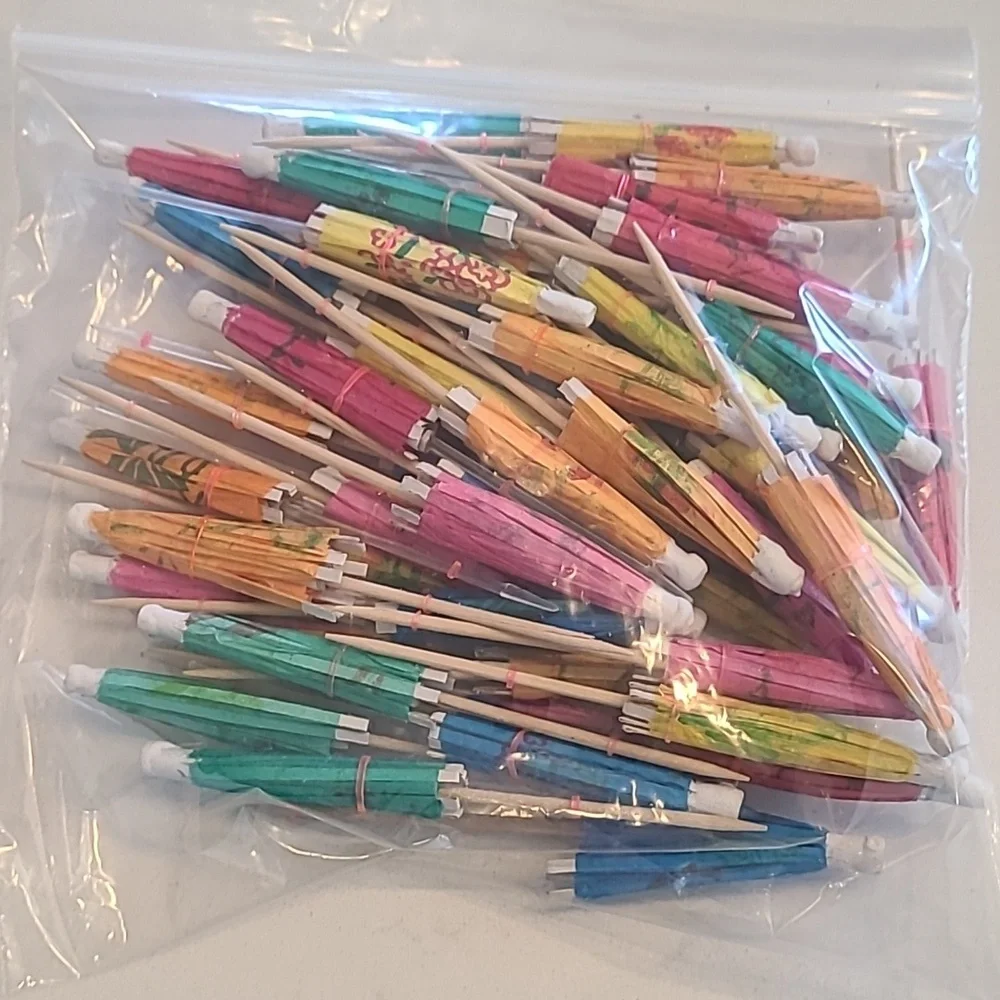 Colorful Cocktail Umbrellas. NEW